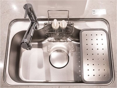 センターポケット付サイレントシンク