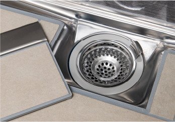 お手軽にお手入れできる
排水口