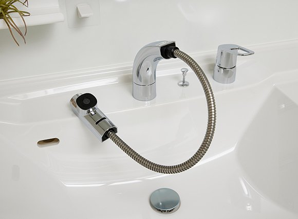引出式シングルレバー
混合水栓