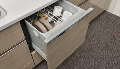 忙しい毎日の家事をサポートする
食器洗い乾燥機