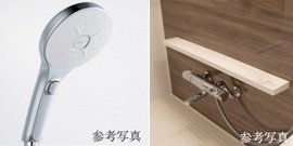 エコアクアシャワー＋とるピカスリムカウンター
※シャワースタイルセレクト（無償）