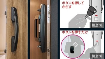 玄関電池錠