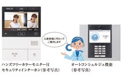 ハンズフリーカラーモニター付セキュリティインターホン「Clouge（クラウジュ）」