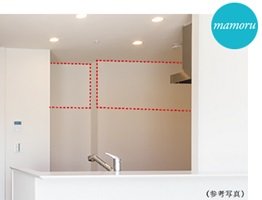 家具転倒防止対策用の下地補強