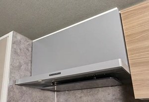 ホーロー整流板付レンジフード