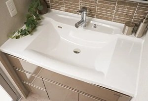 人造大理石一体型スクエアボウル