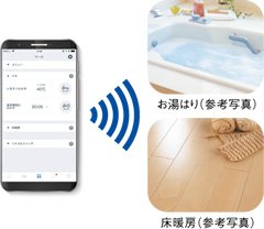 外出先からのガス機器操作