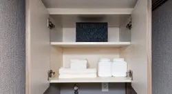 洗濯機置場吊戸棚