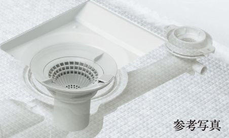 お掃除ラクラク排水口
（抗菌・防カビ仕様）