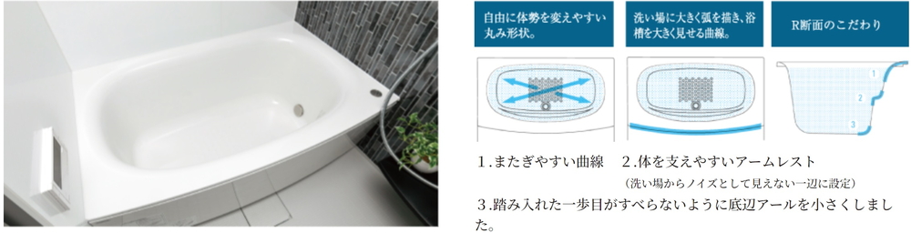 弓形浴槽