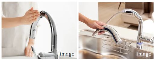 浄水機能付タッチレス水栓