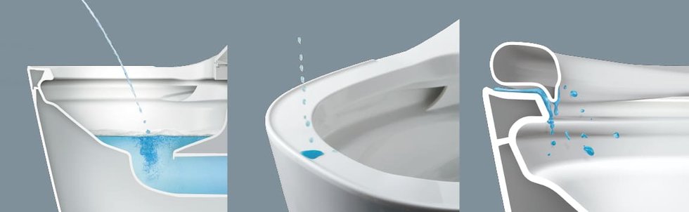 汚れを抑える泡と構造
