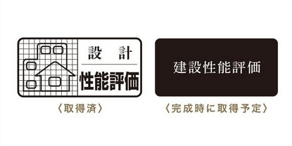 2つの住宅性能評価書