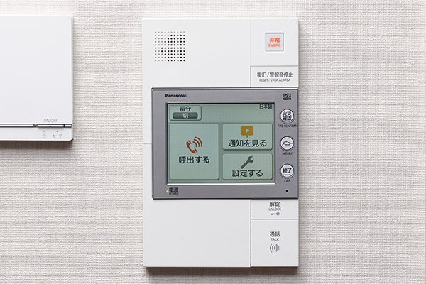 カラーモニター付インターホン
