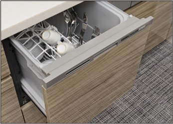 家事の負担を軽減する食器洗い乾燥機