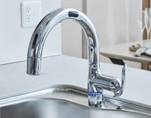 タッチレス蛇口一体型浄水器