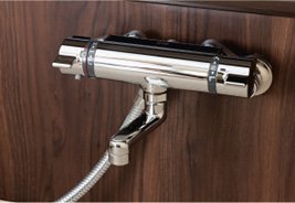 サーモスタット付混合
水栓&浴室カウンター