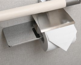 小物置付ペーパーホルダー