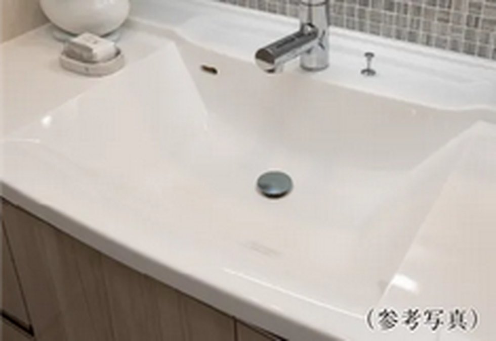 ボウル一体型洗面カウンター