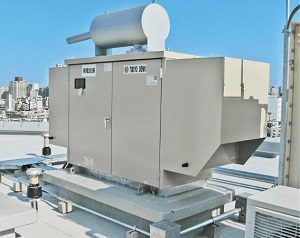 約72時間使用可能な非常用発電設備