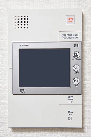 カラーモニター付インターホン
