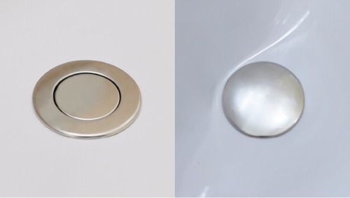 ワンプッシュ排水栓+スッキリ排水口（フランジなし）