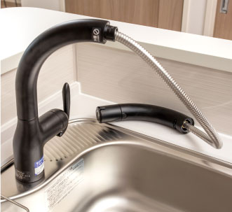 浄水機能付きハンドシャワー水栓