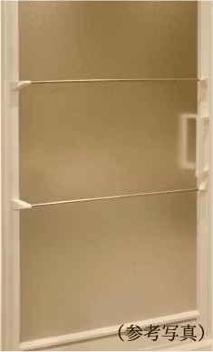 ドア外2段タオル掛け