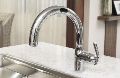 タッチレス蛇口一体型浄水器