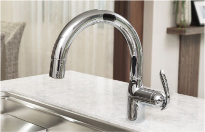 タッチレス蛇口一体型浄水器