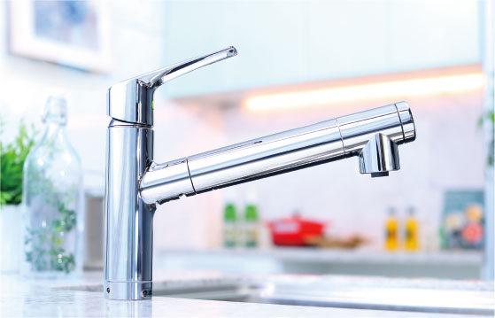 浄水器一体型シャワー水栓