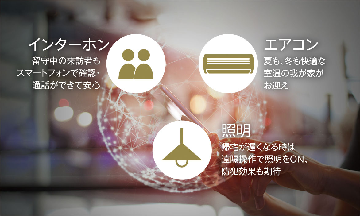 先進のテクノロジーが、新しい日常を描く「IoT対応マンション」。