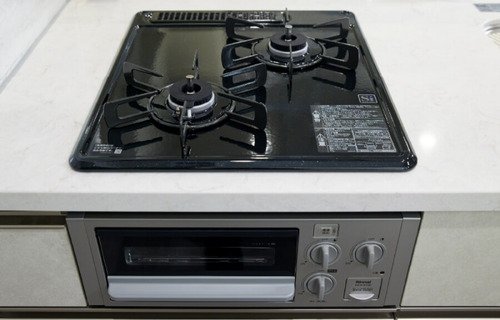 パールクリスタルトップ2口コンロ