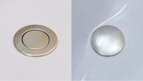ワンプッシュ排水栓+スッキリ排水口（フランジなし）