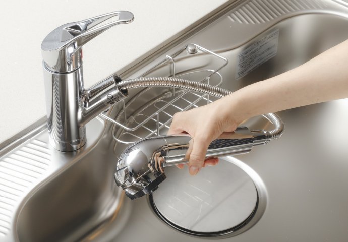 浄水器一体型ハンドシャワーエコ水栓