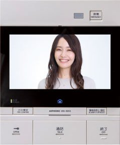 ハンズフリーテレビモニター付きインターホン