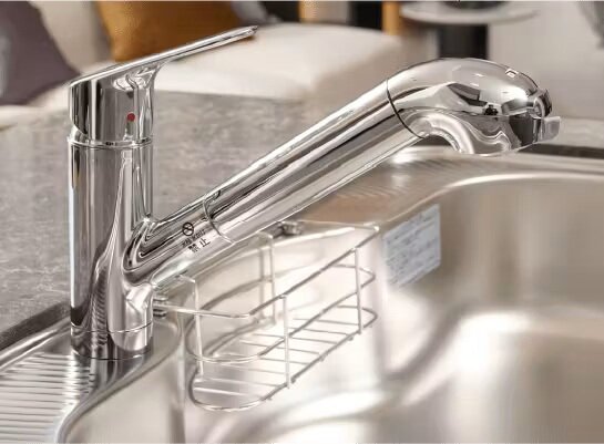 浄水器一体型シングルレバー水栓