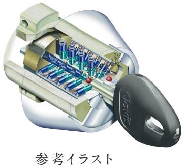 F22シリンダー(ディンプルキー)