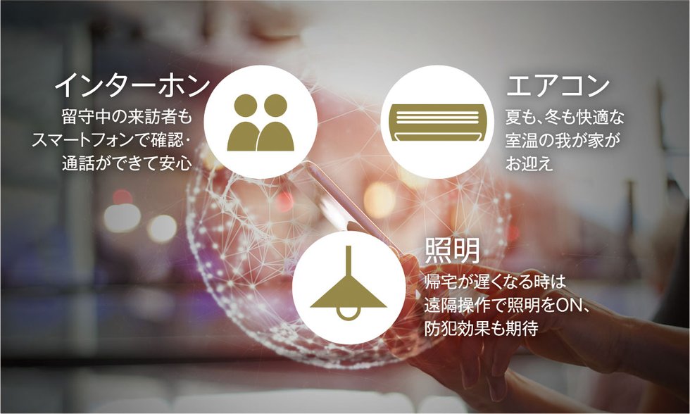 先進のテクノロジーが、新しい日常を描く「IoT対応マンション」。