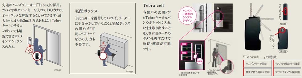 先進のハンズフリーキー「Tebra」システム