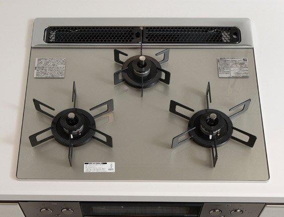 ガラストップ温調機能付セーフティコンロ