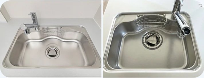 低騒音仕様のシンク
