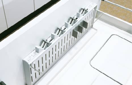 チャイルドロック付き包丁差し