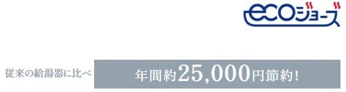 給湯時の排熱を上手に利用する「エコジョーズ」