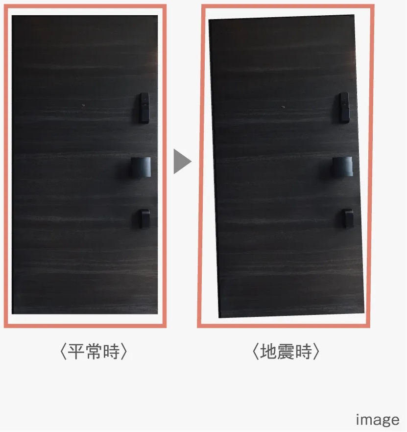 対震玄関ドア枠