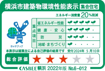 横浜市建築物環境性能表示