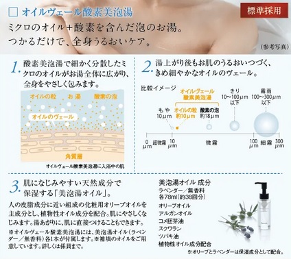オイルヴェール酸素美泡湯