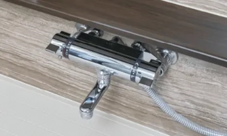サーモスタット付混合水栓&浴室カウンター