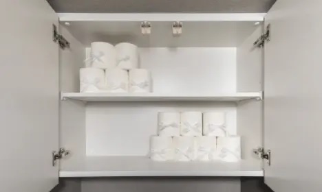 トイレ吊戸棚