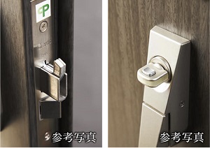 鎌型デッドボルト錠・防犯サムターン